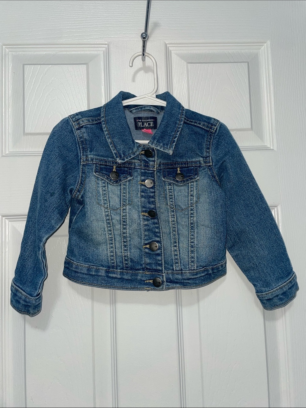 The Children's Place Dark Blue Denim Jacket for Kids